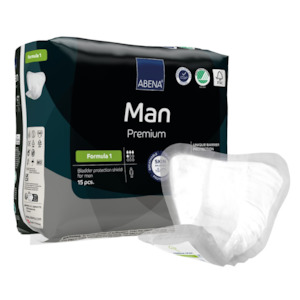 Disposable Incontinence: Abena Man Formula 1 Premium 450 ml pads for men