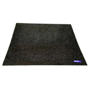 Wedge rubber ramp | 10cm H x 90cm L x 90cm W