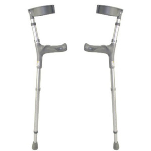 Comfy elbow crutches pair