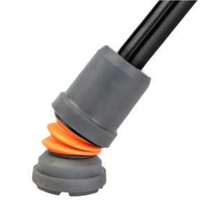 Mobility Accessories: Flexyfoot shock absorbing walking stick tip - Grey - 19mm