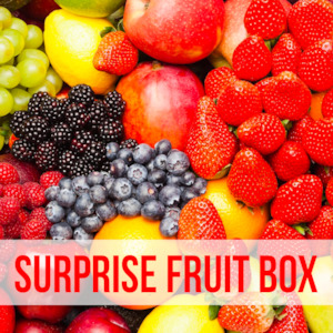 A SURPRISE ORGANIC FRUIT BOX