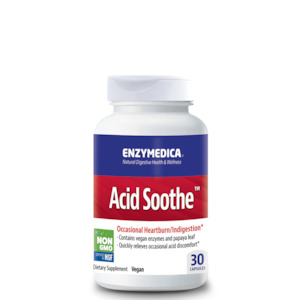ENZYMEDICA ACID SOOTHE 30 CAPS