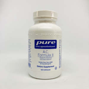 Herbal Supplements: AC FORMULA II PURE ENCAPSULATIONS.