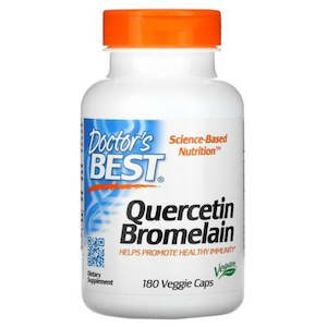 Vitamins Minerals: DOCTOR'S BEST QUERCETIN & BROMELAIN 180 CAPS