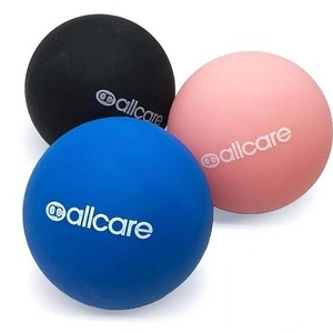 Black Allcare Cross Fit Trigger Point Ball-Solid Centre 6.5CM Diameter