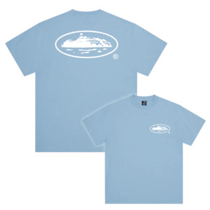 Womens Sizing: Corteiz OG Island Tee - Baby Blue