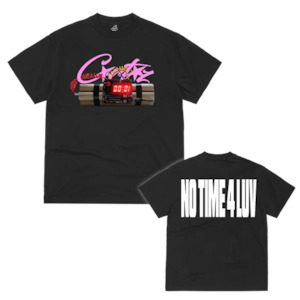 Womens Sizing: Corteiz No Time 4 Luv Tee - Black