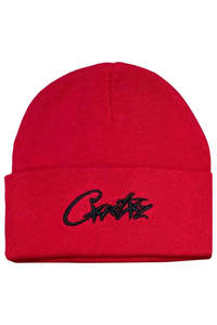 Womens Sizing: Corteiz Folded Allstarz Beanie Red