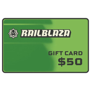 Products: $50 RAILBLAZA Gift Card RAILBLAZA