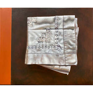 Delve: Torn cloth in orange