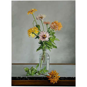 January: Zinnias