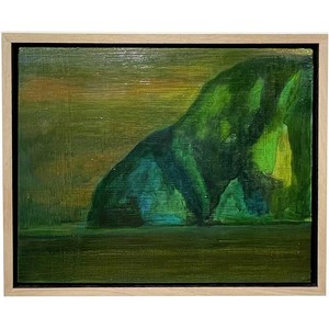In Situ By Painter Kathryn Carter: Winter dusk