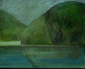 In Situ By Painter Kathryn Carter: Northland Storm