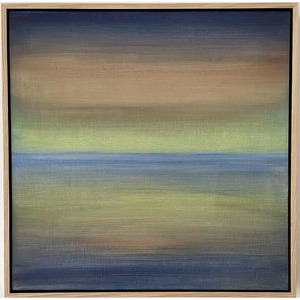 In Situ By Painter Kathryn Carter: Looking east at dusk