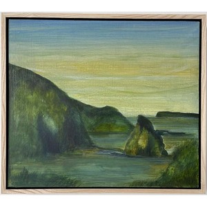 In Situ By Painter Kathryn Carter: Rangitapu twilight