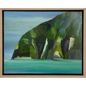 In Situ By Painter Kathryn Carter: Tutukaka Coast Headland from the sea