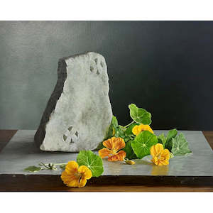 May: Nasturtiums & Altar Stone