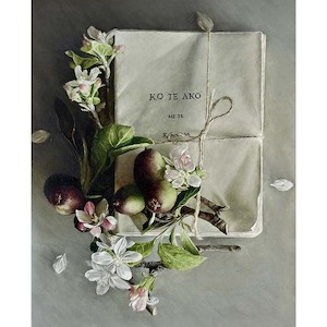 Twelve Months In The Pompallier Mission Garden: November: Apple Blossom & Prayer Book