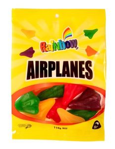 Rainbow Airplanes 20 x 110g bags