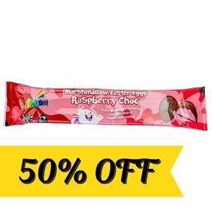 Rainbow 120g Raspberry Easter Eggs