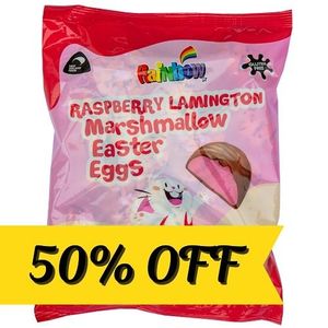 Rainbow Raspberry Lamington Easter Eggs 320g