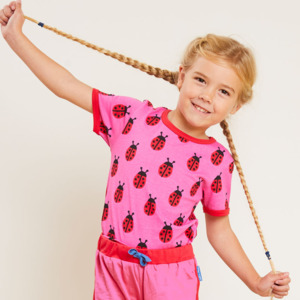 Market Sale Prices Available For A Short Time Online Too: Toby Tiger - SS Tee - Organic Ladybird