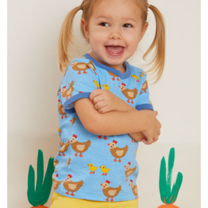 Market Sale Prices Available For A Short Time Online Too: Toby Tiger - SS Tee - Organic Chicken