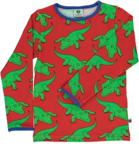 Smafolk - LS Tee - Crocodile - Red