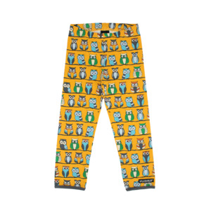 Villervalla Leggings: Villervalla - Leggings - Owl - Saffron