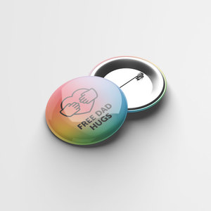 Products: Free Dad Hugs Badge