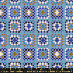 Yardage: Meadow Star Granny Square Dusk Fat Quarter- Alexia  Abegg for Ruby Star Society