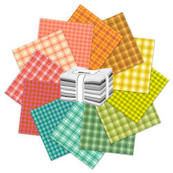 Pre Cuts 1: Kitchen Window Wovens Fat Quarter Bundle- Elizabeth Hartman