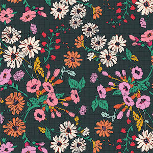 Art Gallery Fabric: Abode Moonflowers Charm - Maureen Cracknell Art Gallery Fabrics