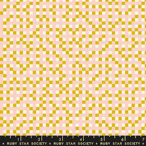 Fabric: Maze in Goldenrod Fat Quarter - Picture Book Kimberly Kight Ruby Star Society