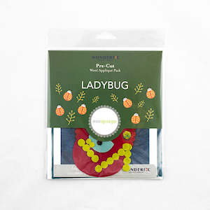 bird: Ladybug Wool Applique Pack - Sue Spargo