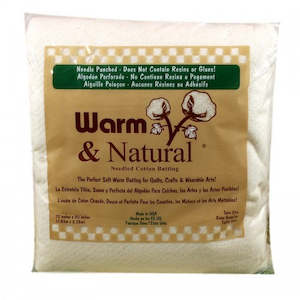 Batting: QUEEN Size Warm and Natural Batting