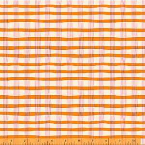 Individual Fat Quarters: Painted Plaid Lilac (FQ) - Lucky Rabbit by Heather Ross