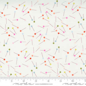 Make Time Pins Off White (Yardage) - Aneela Hoey for Moda