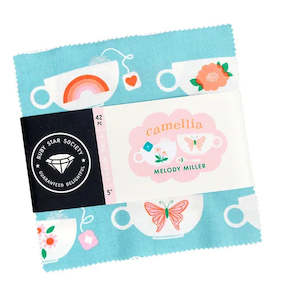 Charm Squares: Camellia Charm Pack Squares -  Melody Miller for RSS