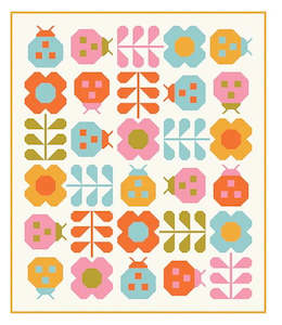 Pen Paper Patterns: Hello Spring Mock Up #1 Quilt Kit (Option A) - Pen and Paper Patterns