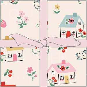 Charm Squares: Home Sweet Home Charm Squares -Home Sweet Home Poppie Cotton