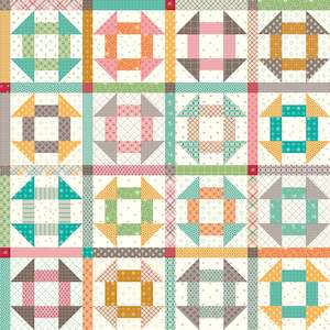 Charm Squares: Prim Churn Dash Cream - Lori Holt for Riley Blake Designs