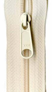 Zippers: 9 inch Zipper Closed Bottom Off White - YKK Zips