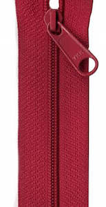9 inch Zipper Closed Bottom Garnet - YKK Zips