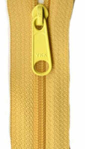 9 inch Zipper Closed Bottom Buttercup - YKK Zips