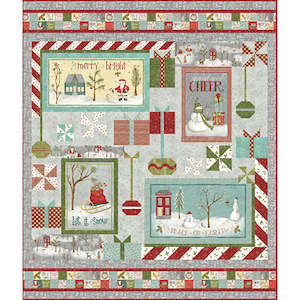 A Very Terri Christmas Quilt Kit - Terri Degenkolb for Windham Fabrics