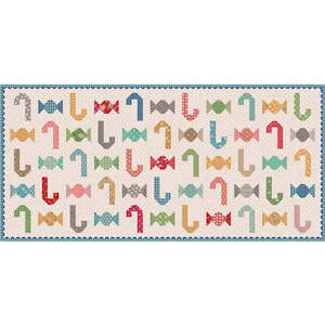 Kits: Christmas Candy Runner Quilt Kit - Lori Holt for Riley Blake Designs