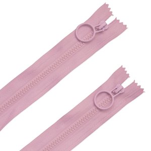Zipper Pink Hoop Pull 16 inch (2 Pack) - Zakka Workshop