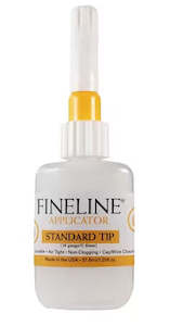 Fineline Glue Standard Applicator 1in Tip Oval Bottle 1-1/4oz - Fineline
