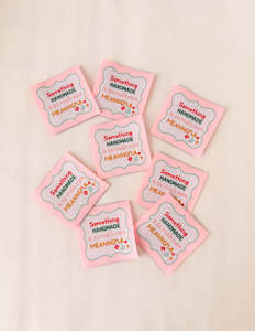 Riley Blake Fabrics: Minki Kim Meaningful Woven Labels (8) - Minki Kim Sewing Illustration